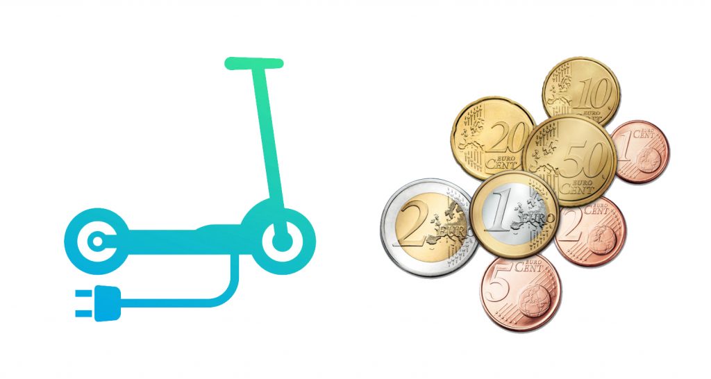 Πίνακας κόστους χρήσης ηλεκτρικών πατινιών (ευρώ ανά χλμ)