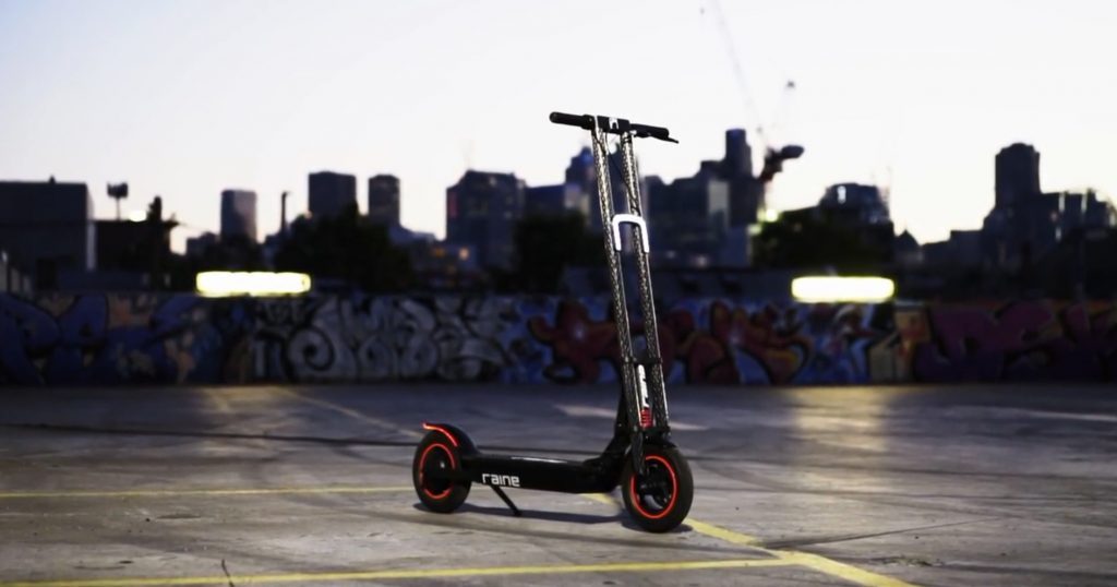 Το Raine One e-scooter υπόσχεται 50 Km/h και 40 Km αυτονομίας με €889 raine one