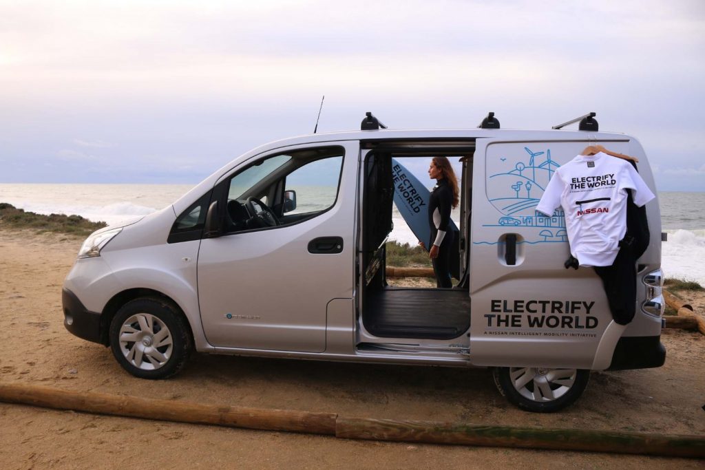 Αυτό είναι το επαγγελματικό, ηλεκτρικό Nissan e-NV200