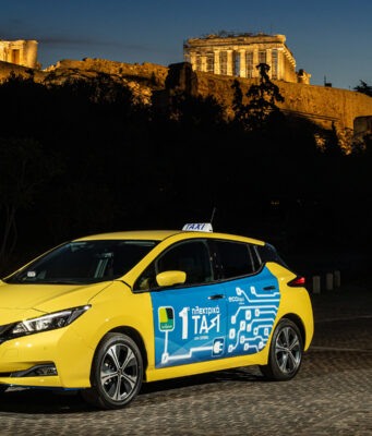 πράσινα ταξι ηλεκτρικο ταξι επιδοτηση nissan taxiplon