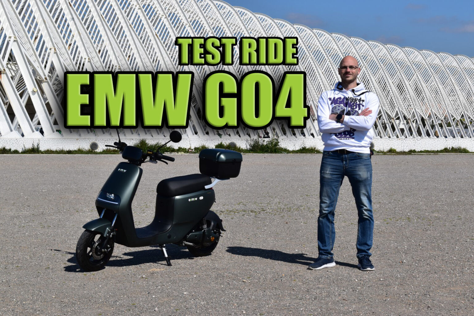 EMW Go4 ηλεκτρικό σκούτερ δοκιμή review getelectric scooter Go 4 (99)