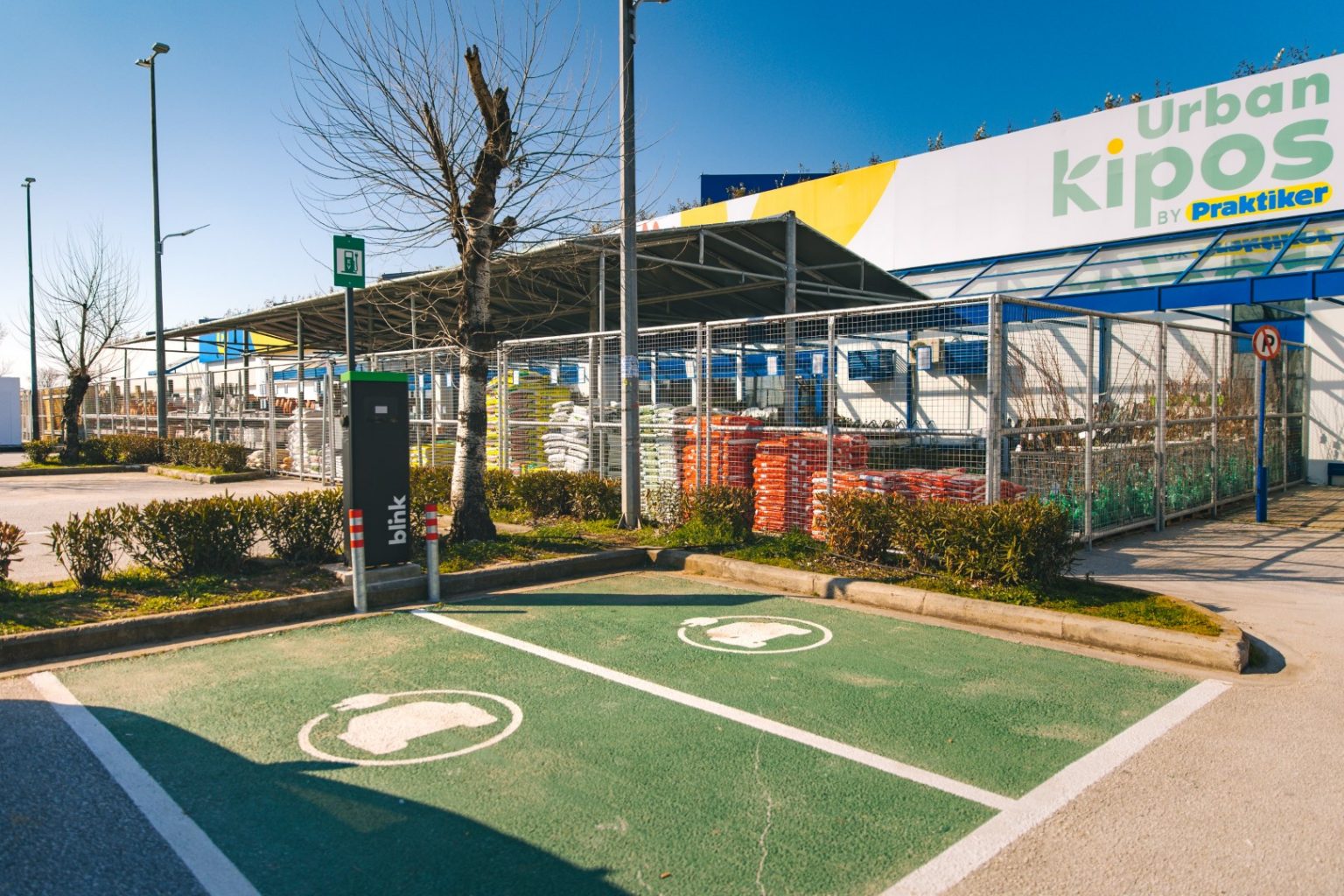 praktiker blink φορτιστές ηλεκτρικών evs parking