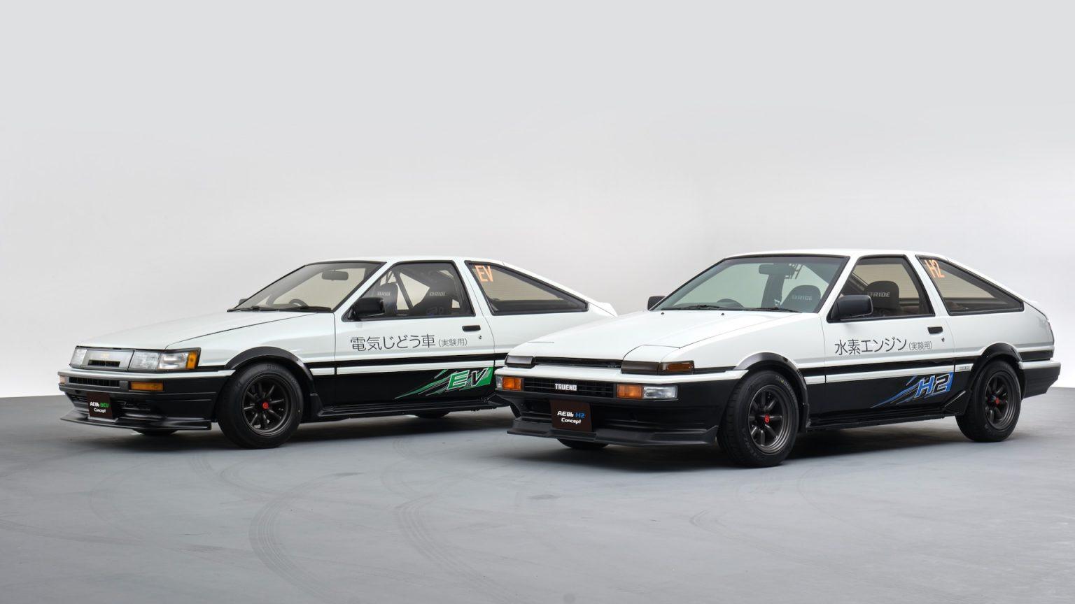 Ηλεκτρική Corolla AE86 (Hatchiroku) από την Toyota! toyota corolla ae86 bev h2 hydrogen concept υδρογόνο ηλεκτρικό EV restomod (2)