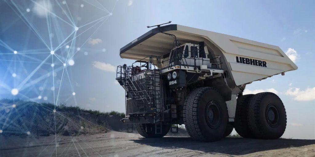 ηλεκτρικό φορτηγό βαρέα οχήματα liebherr