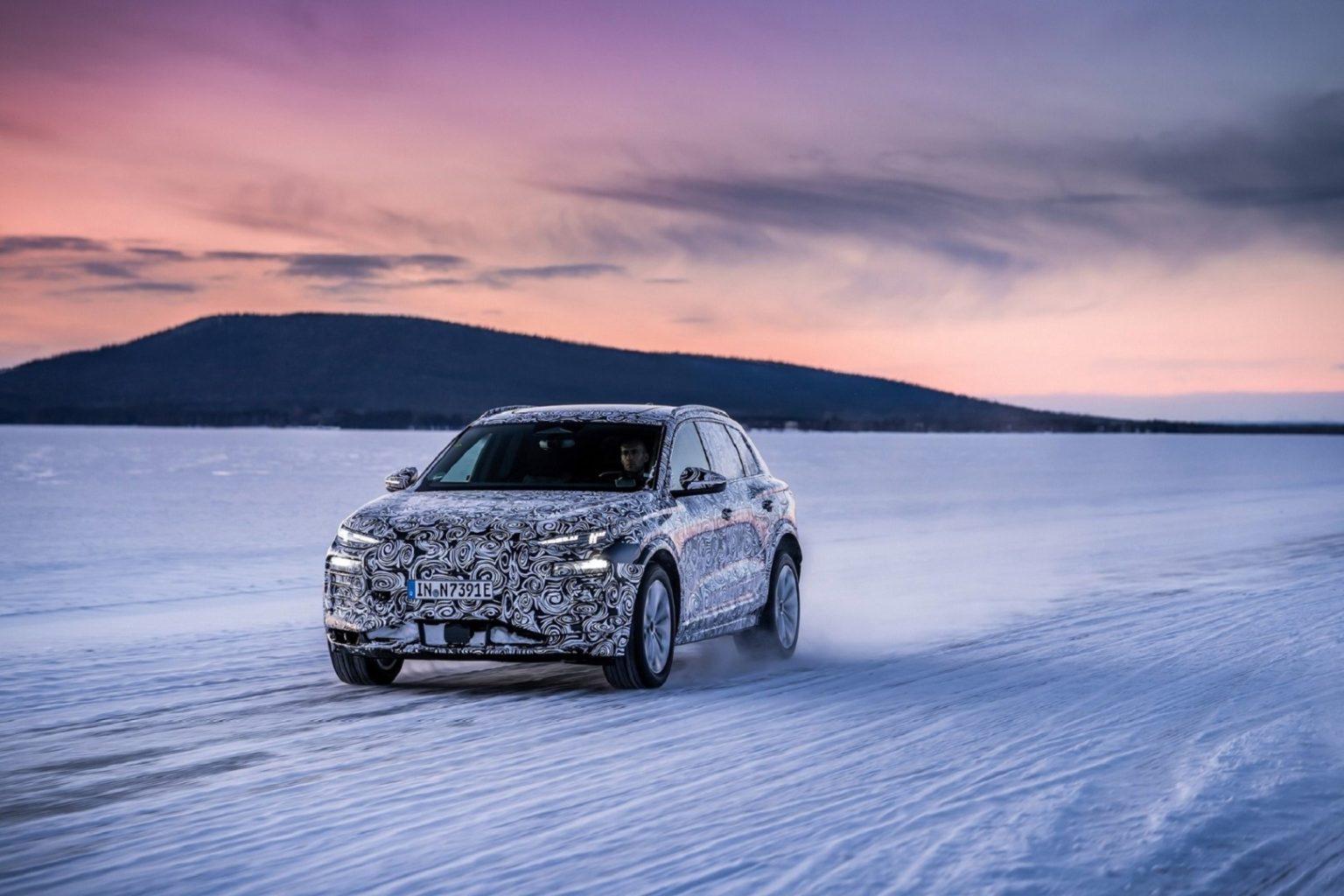 To πρωτότυπο Audi Q6 e-tron δοκιμάζει τις δυνατότητές του στον μακρινό βορρά audi q6 e-tron