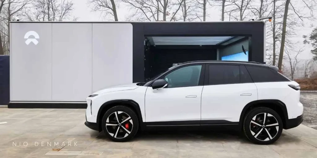Η NIO εγκαινιάζει το πρώτο battery swap station στη Δανία nio battery swap station (2)