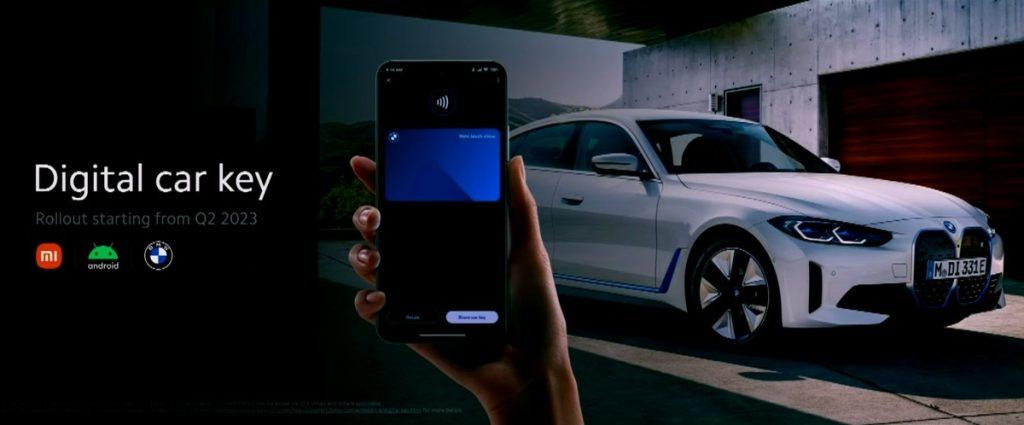 xiaomi bmw digital key car
