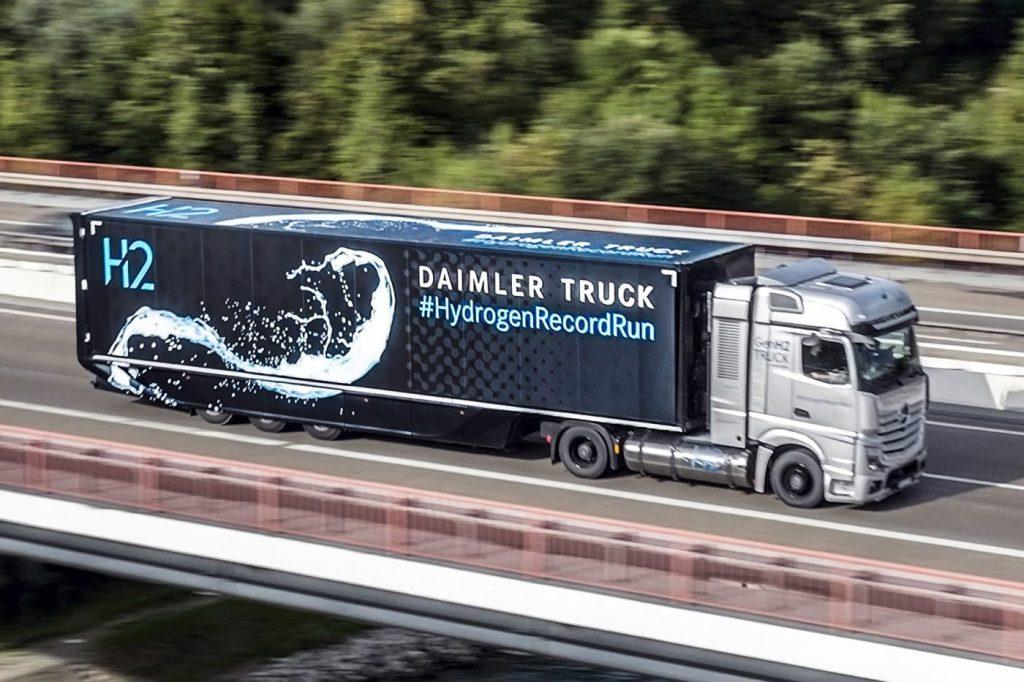 daimler genh2 υδρογόνο φορτηγό βαριές μεταφορές (1)