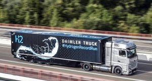 daimler genh2 υδρογόνο φορτηγό βαριές μεταφορές (1)