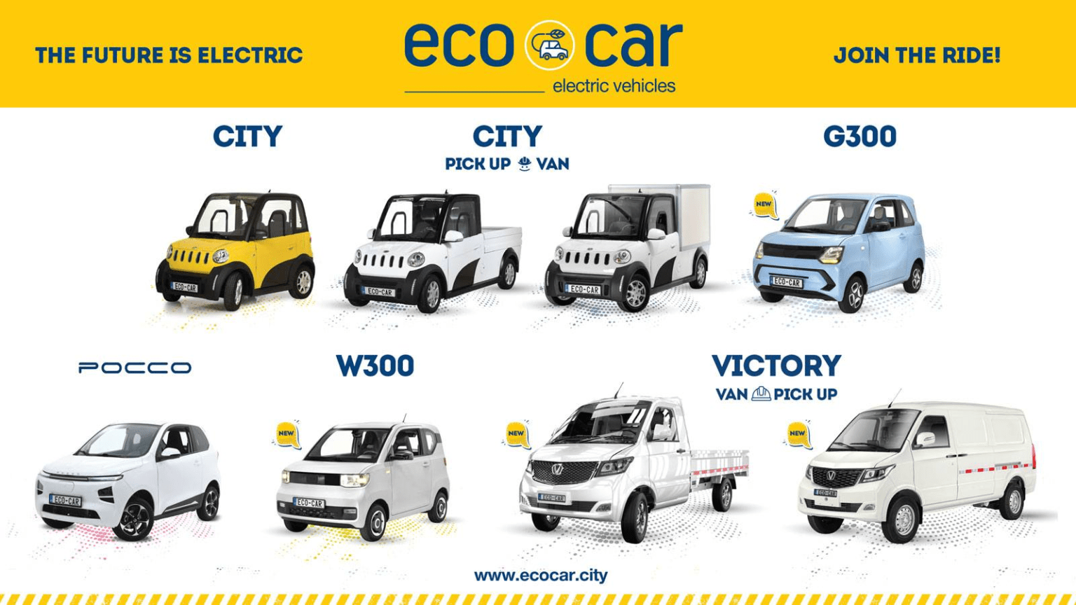 Ιδού η πλήρης γκάμα ηλεκτρικών microcars της Ecocar ecocar γκαμα ηλεκτρικα microcars l7e επαγγελματικα