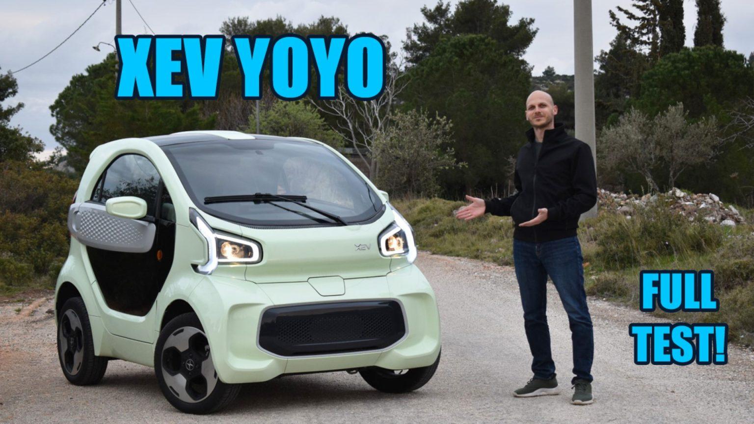 XEV Yoyo microcar ilektriko ellada dokimi review test instacar (16)