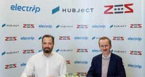 İbrahim Sinan Ak, CEO, Electrip Global, Christian Hahn, CEO, Hubject