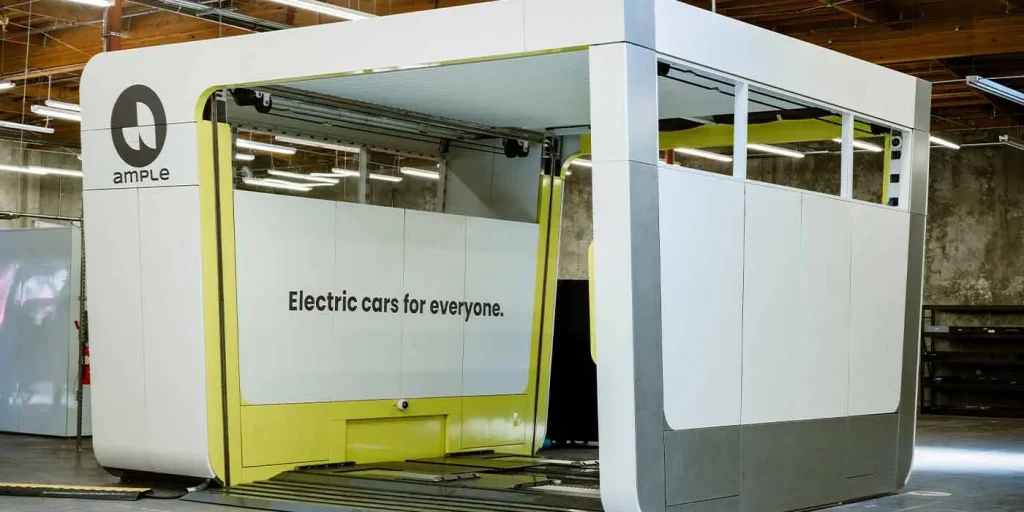 Τα πρώτα EV battery swap stations στην Ιαπωνία ample eneos japan ev battery swap (2)
