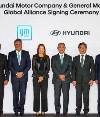 hyundai gm mou synergasia EV ilektrokinisi