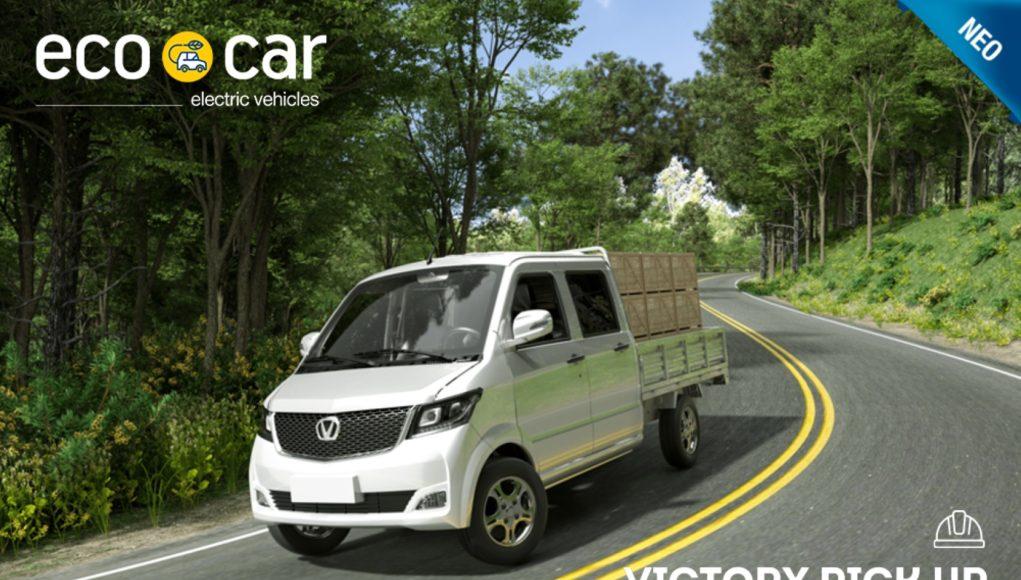 ecocar victory ev ilektrika van pickup double cabin diplokampino (3)