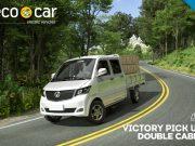 ecocar victory ev ilektrika van pickup double cabin diplokampino (3)