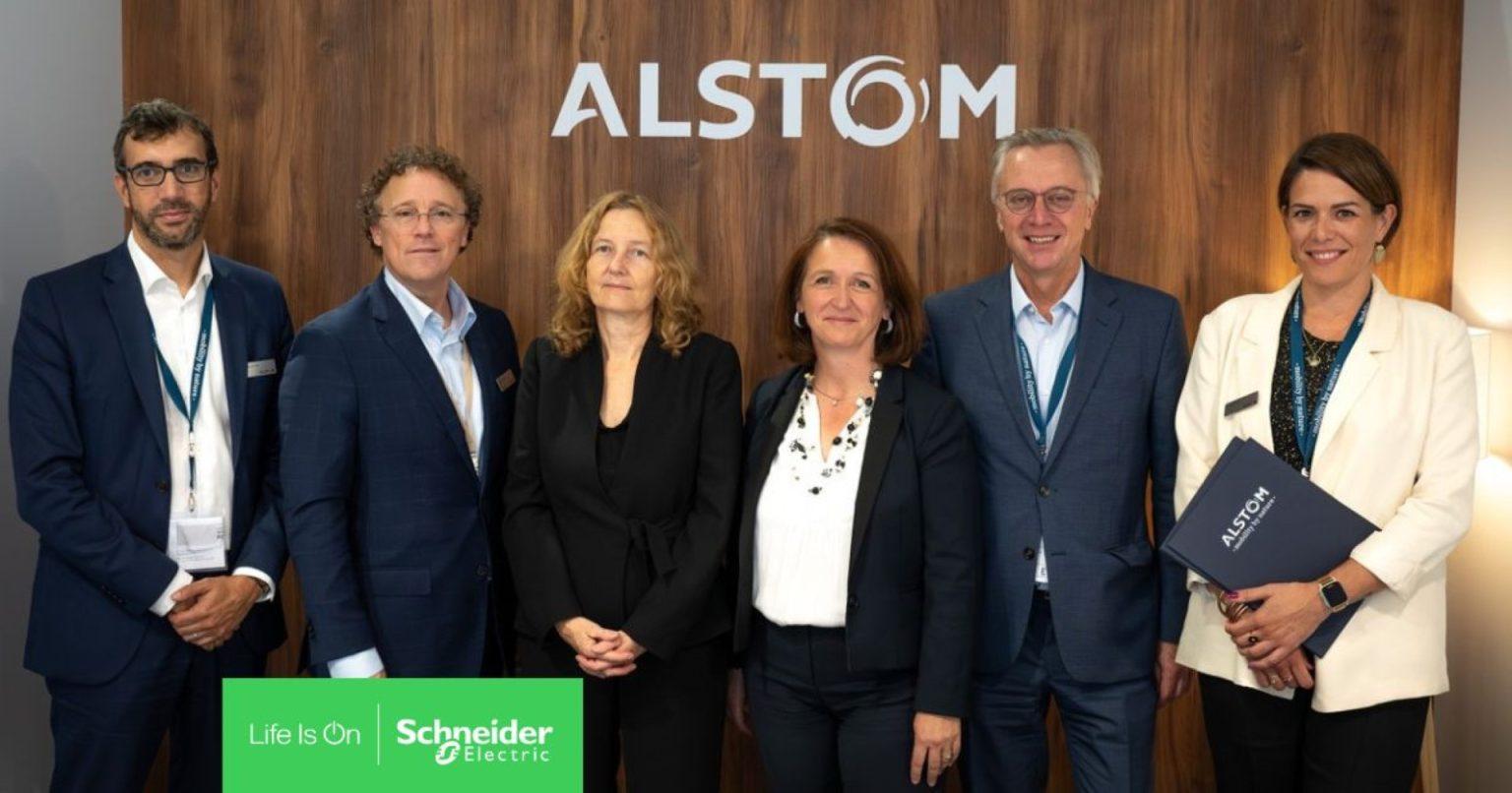 Η Schneider Electric και η Alstom στοχεύουν στη μείωση του περιβαλλοντικού αποτυπώματος του κλάδου μεταφορών Schneider Electric and Alstom