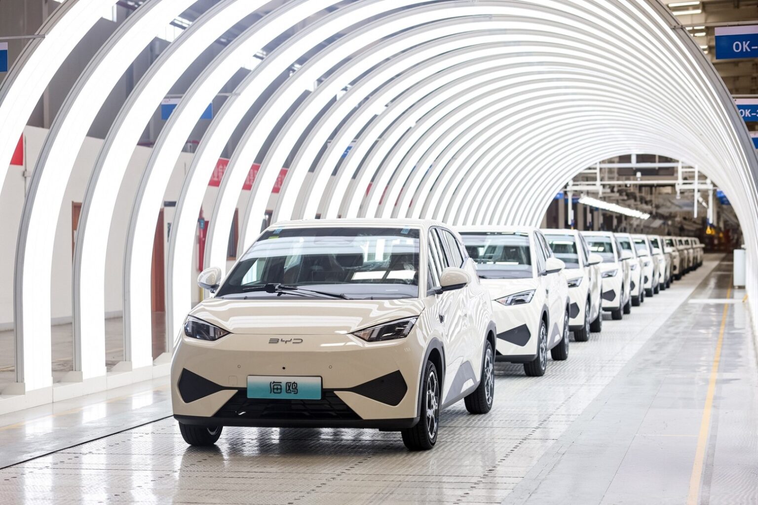 BYD DOLPHIN SURF Rolls Off the Production Line 1L