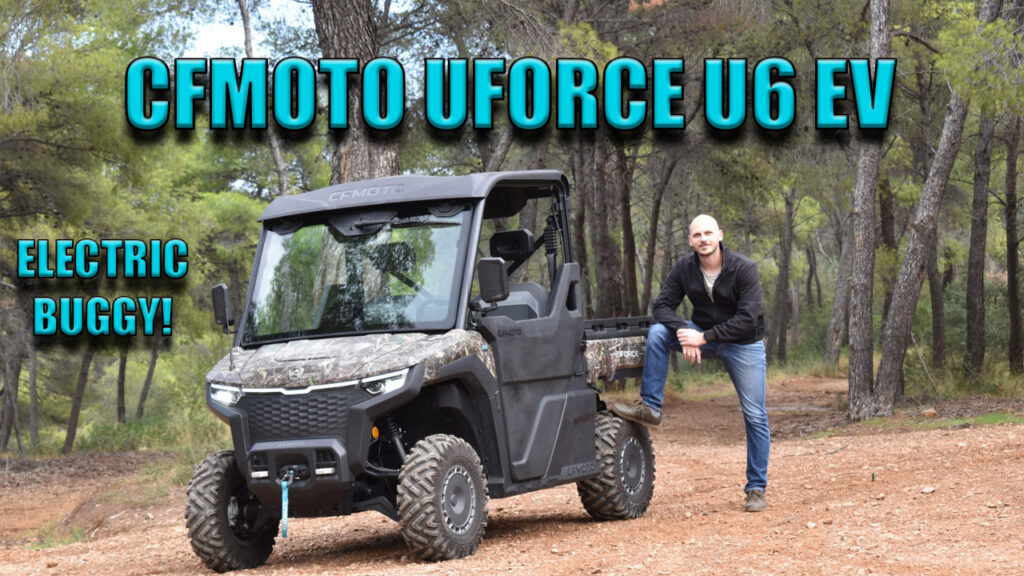 cfmoto uforce u6 ev ilektriko buggy quad atv