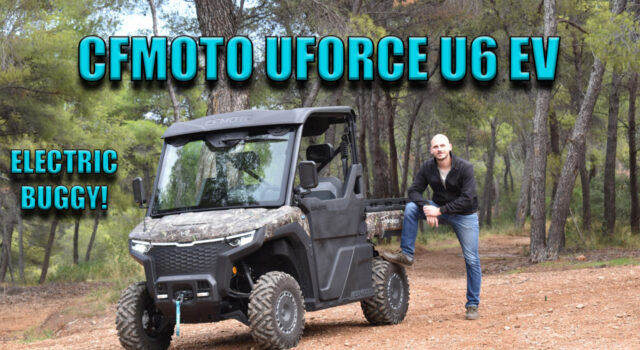 cfmoto uforce u6 ev ilektriko buggy quad atv