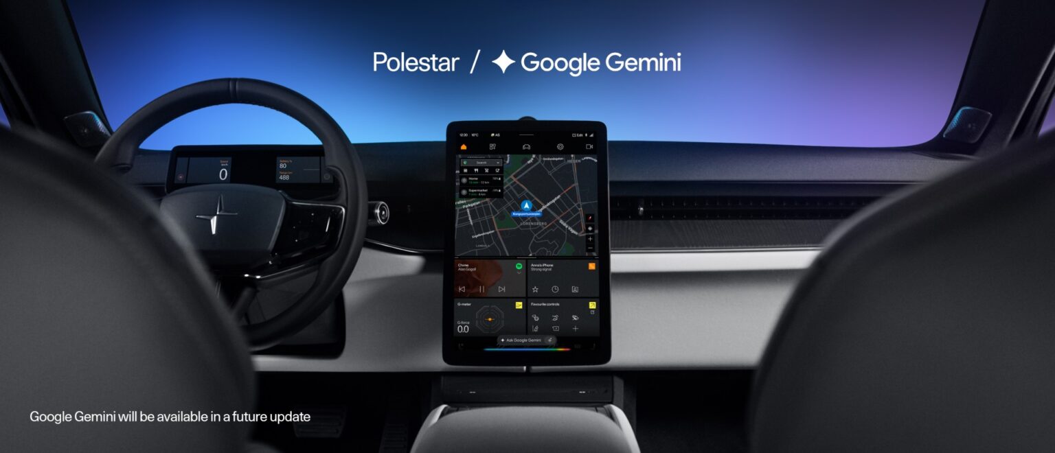 Google Gemini coming to all Polestar models